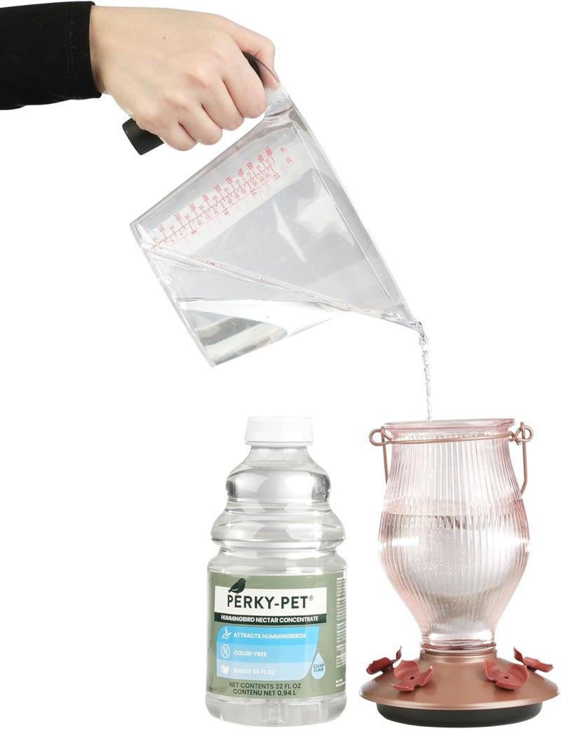 Perky-Pet Hummingbird Nectar Concentrate - 32 fl oz Bottle, Attracts Hummingbirds, Color-Free Formula - Image 3